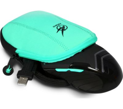 PORT DESIGNS Arokh Gaming Mouse Pouch - Black & Green PORT DESIGNS Arokh Gaming Mouse Pouch - Black & Green